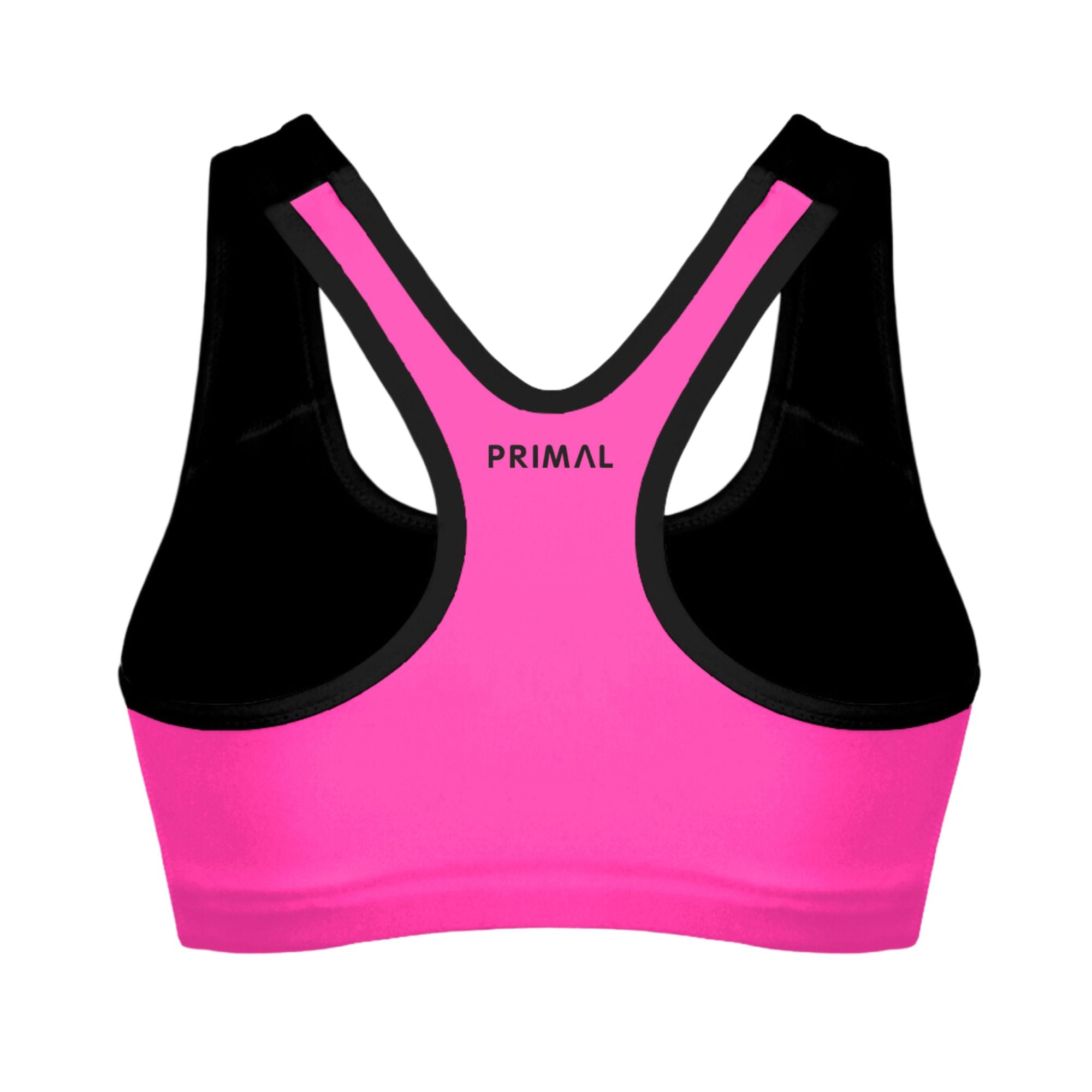 Womens Sports Bra/Top Black And Pink From Primark Very Supportive