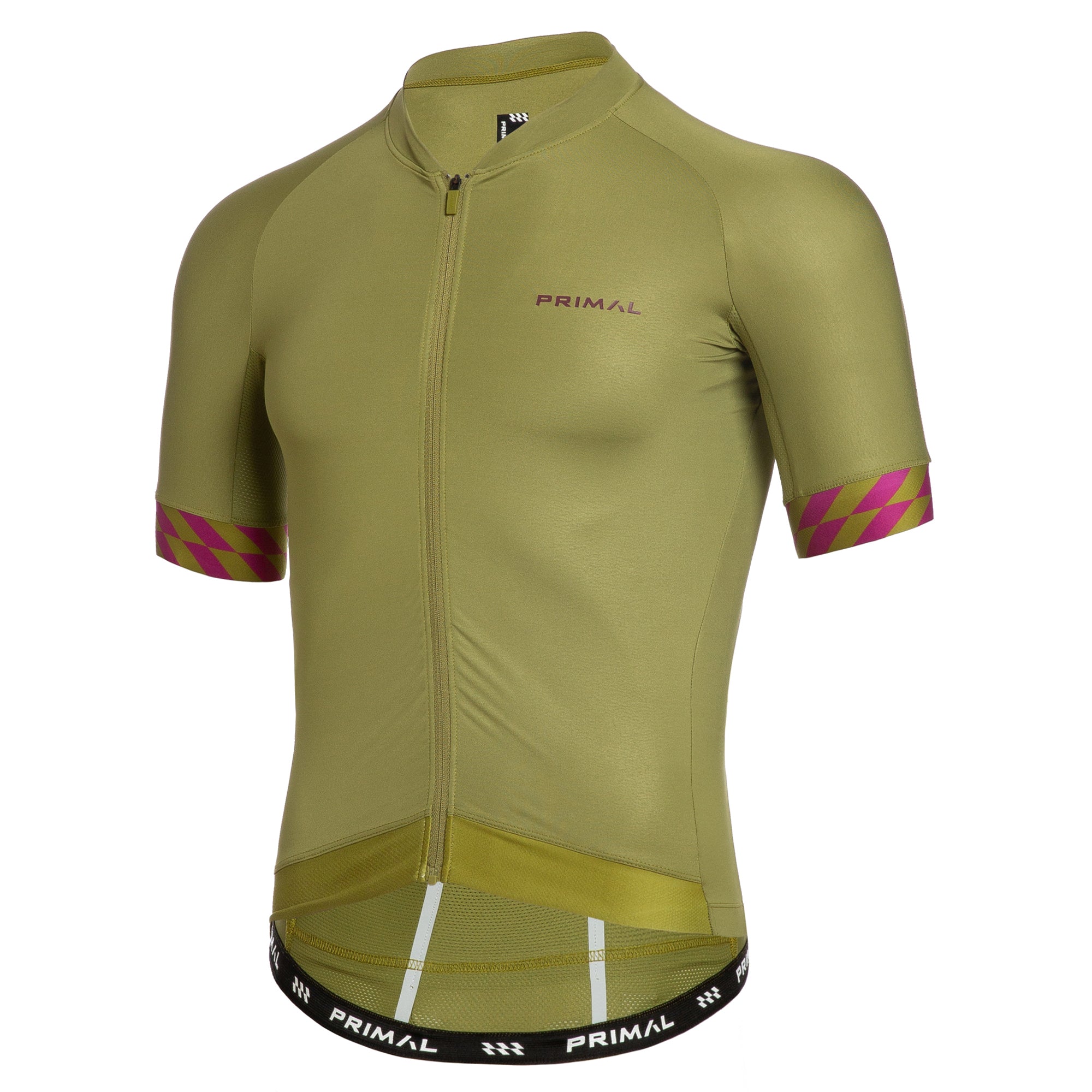 Mens green 2024 cycling jersey