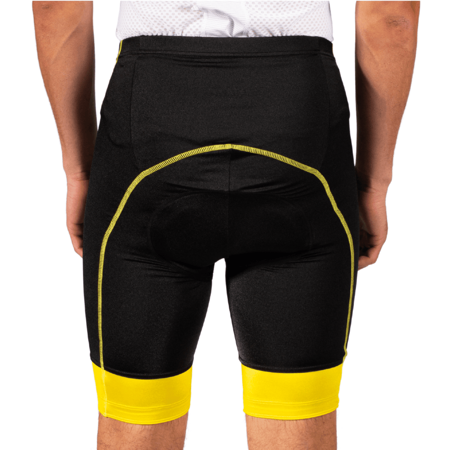 Ebony Men's Yellow Prisma Shorts