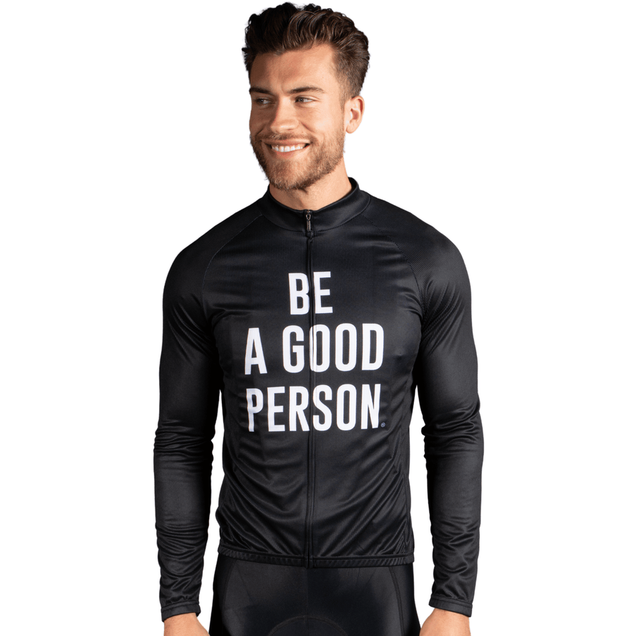 Be A Good Person Men's Long Sleeve Prisma Jersey