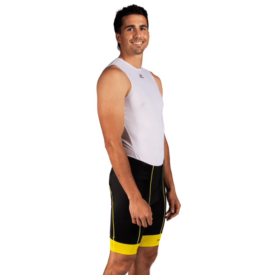 Ebony Men's Yellow Prisma Shorts