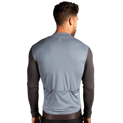 Alitios Men's Blue/Grey Long Sleeve Vertos Jersey