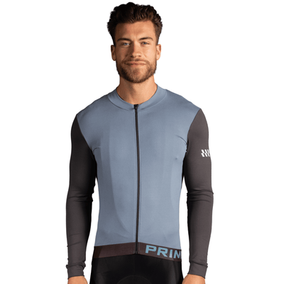 Alitios Men's Blue/Grey Long Sleeve Vertos Jersey