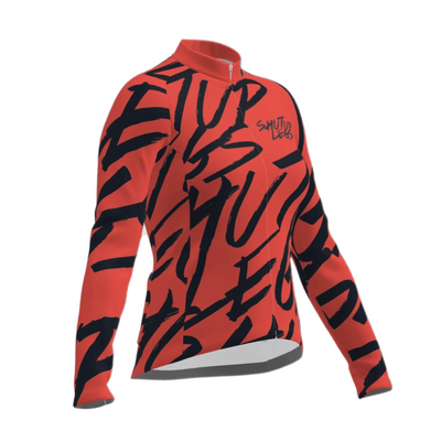 SUL Overprint Coral Women's Long Sleeve Prisma Jersey