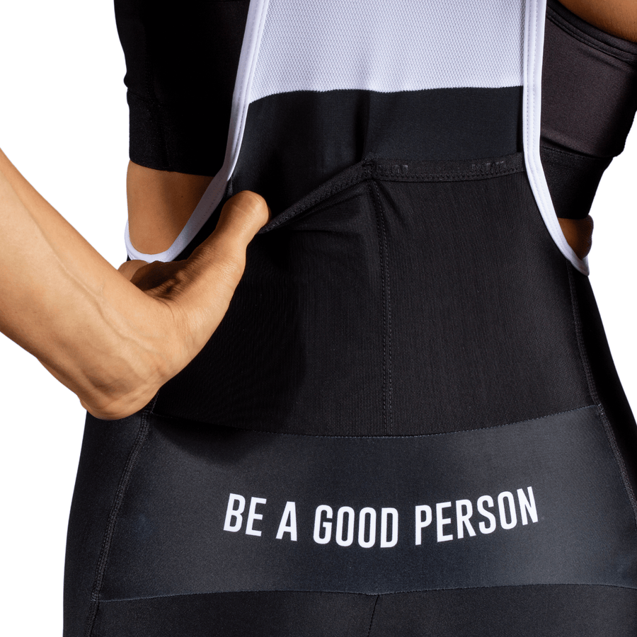 Be A Good Person Women's Cargo Bib