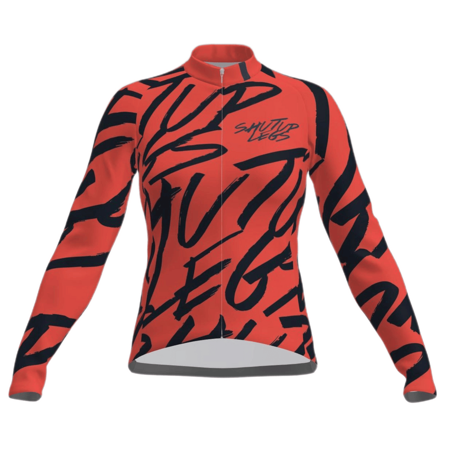 SUL Overprint Coral Women's Long Sleeve Prisma Jersey