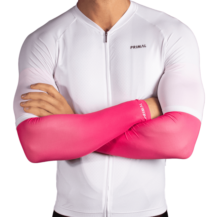 Highlighter Pink Lightweight Sun Sleeves