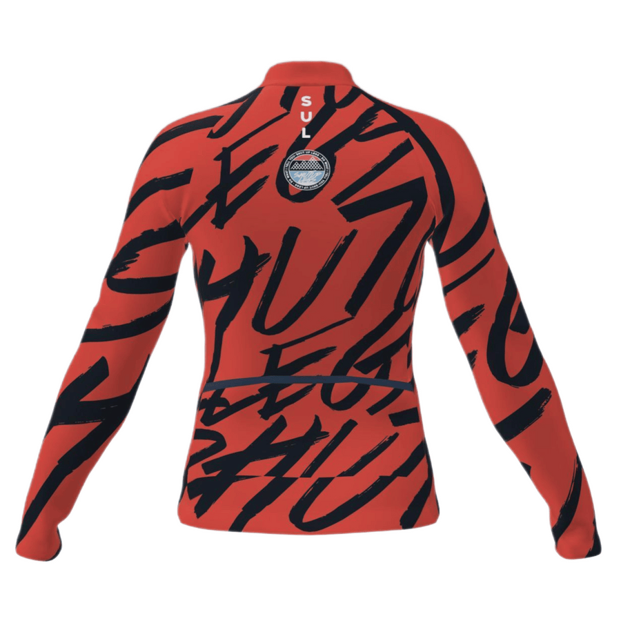 SUL Overprint Coral Women's Long Sleeve Prisma Jersey