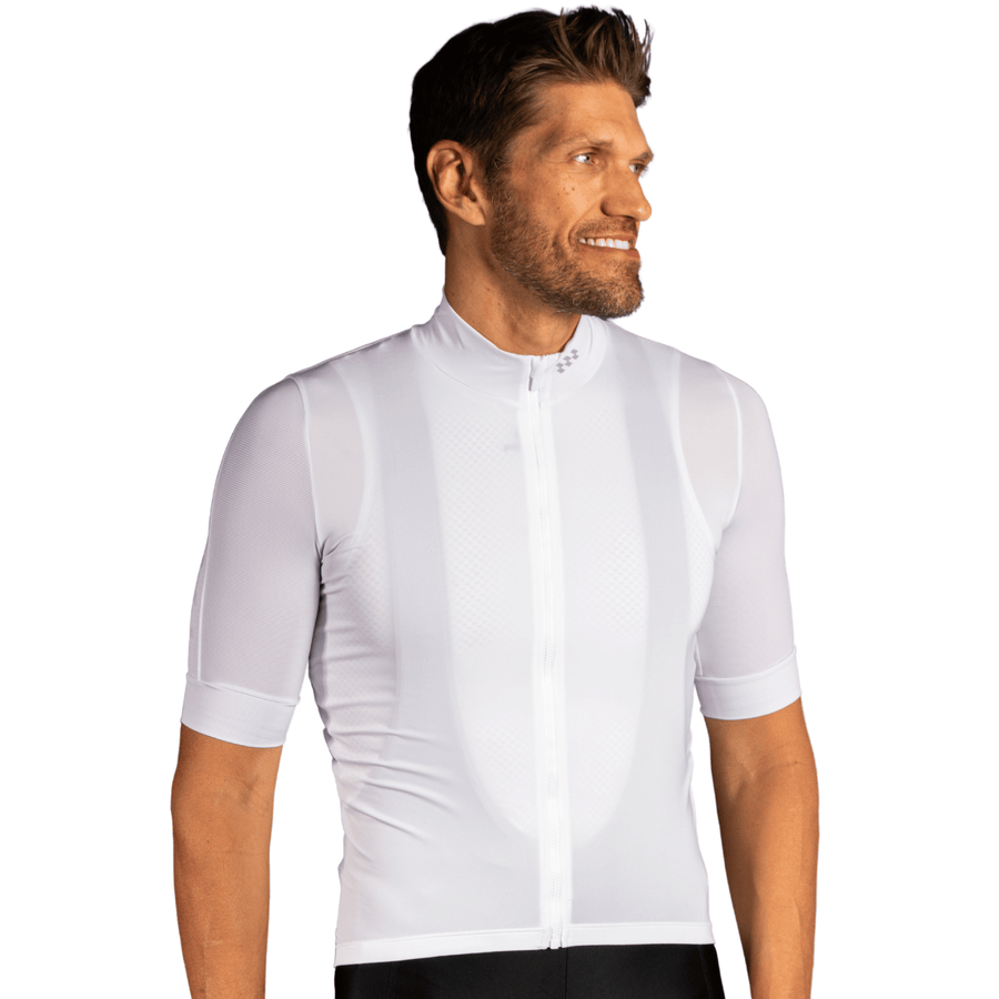 Alitios Men's White Vertos Jersey