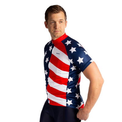 American Flag Men's Sport Cut Jersey