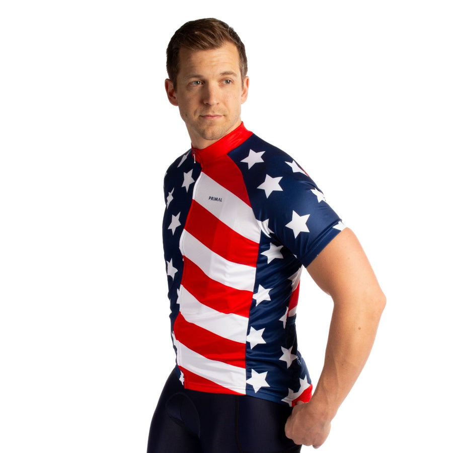 American Flag Men's Sport Cut Jersey