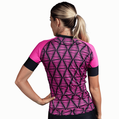 Pink Diamondoid Women's Evo 2.0 Jersey