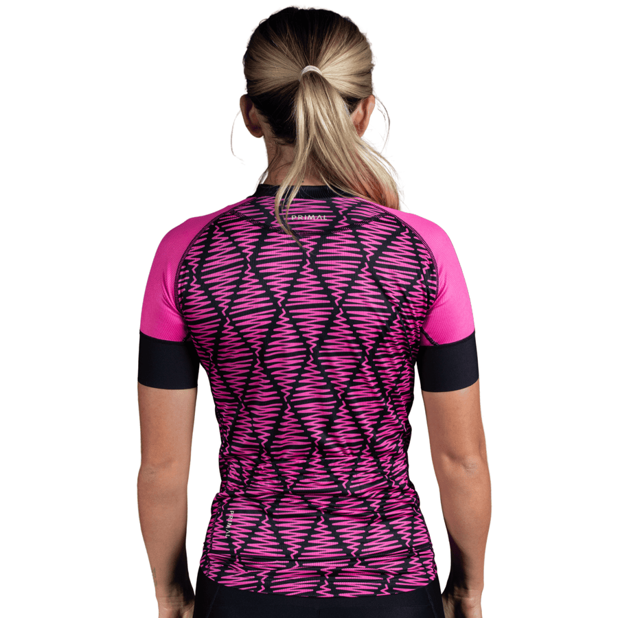 Pink Diamondoid Women's Evo 2.0 Jersey