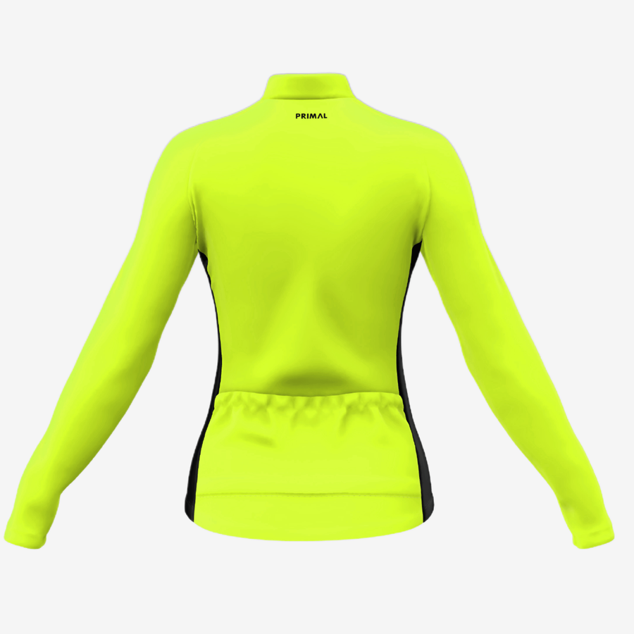 Yellow Highlighter Women's Long Sleeve Sport Cut Jersey