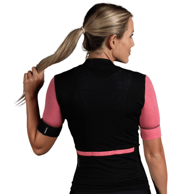 Alitios Women's Pink/Black Timavis Wool Jersey