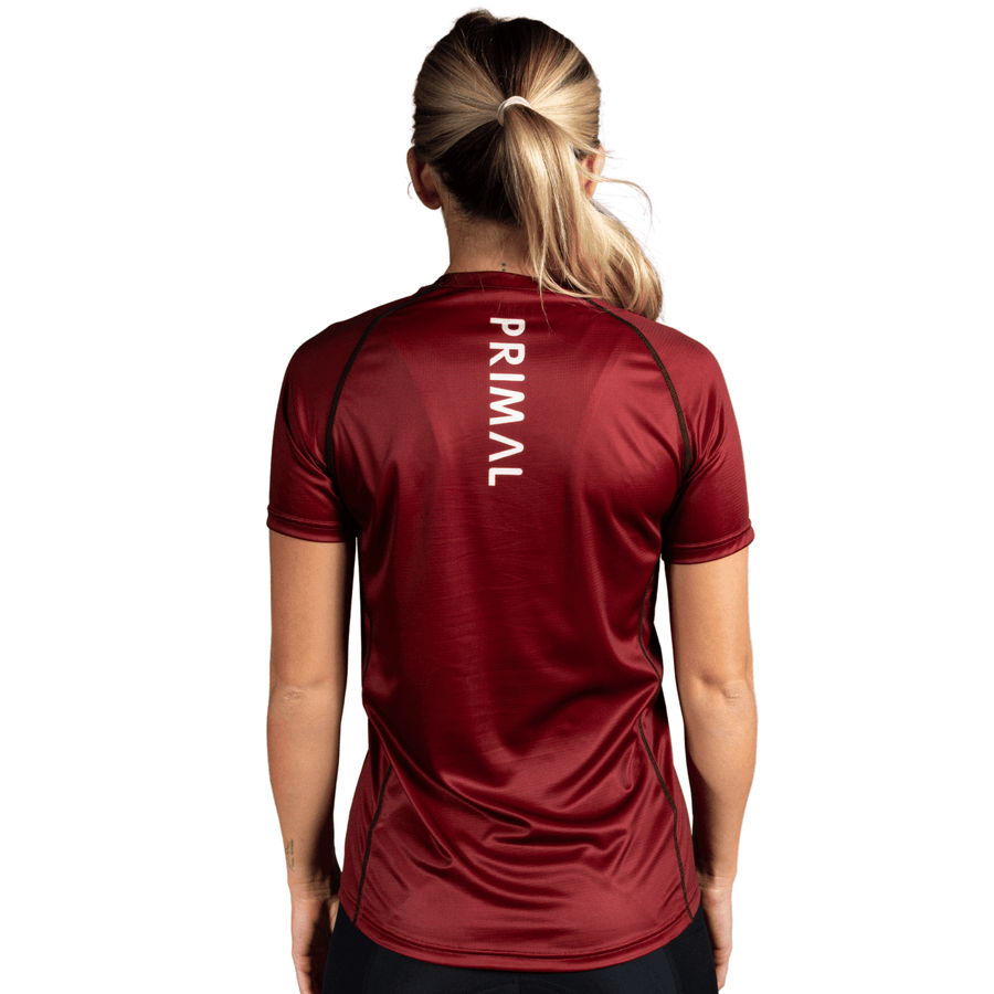 Solid Maroon Women's Ilex Jersey