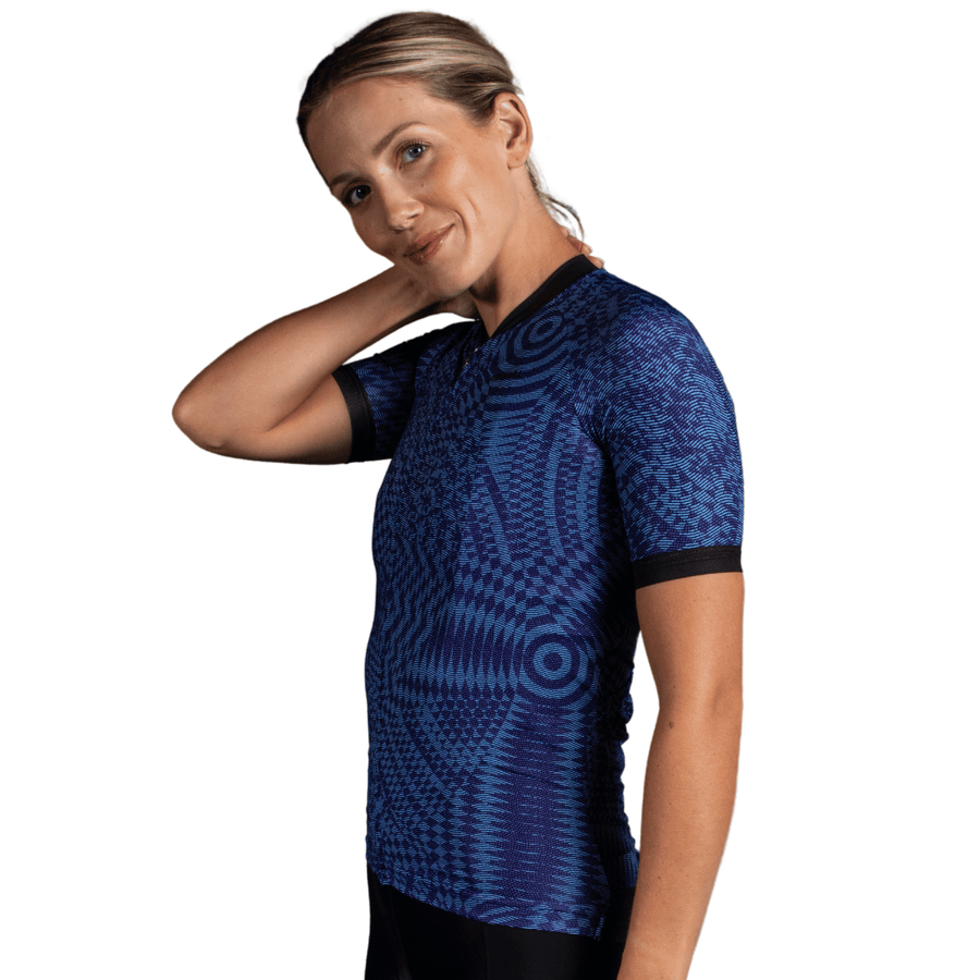 Texturized Blue Women's Omni Jersey