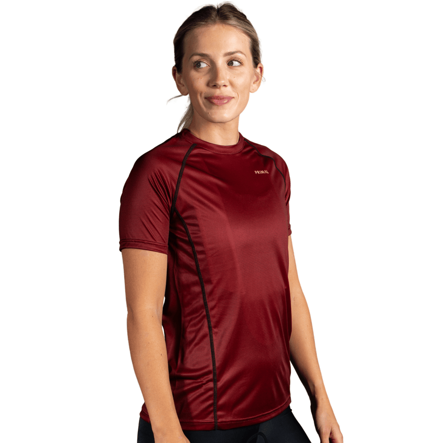 Solid Maroon Women's Ilex Jersey