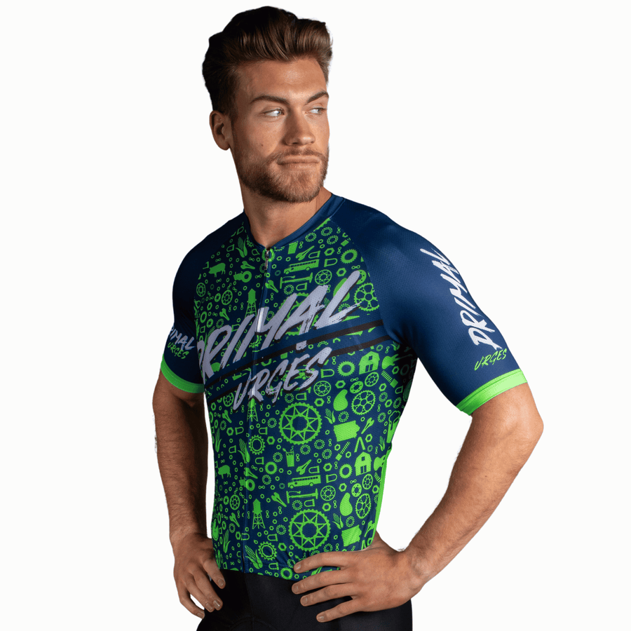 Primal Urges Neon Navy Men's Omni Jersey