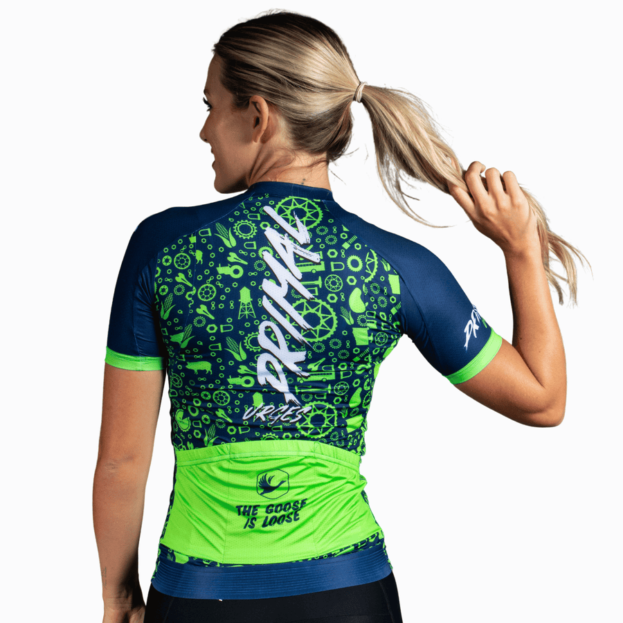 Primal Urges Neon Navy Women's Omni Jersey