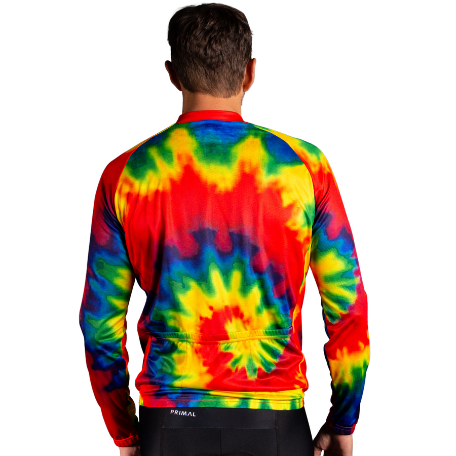 Tie-Dye Men's Long Sleeve Sport Cut Jersey