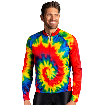 Tie-Dye Men's Long Sleeve Sport Cut Jersey