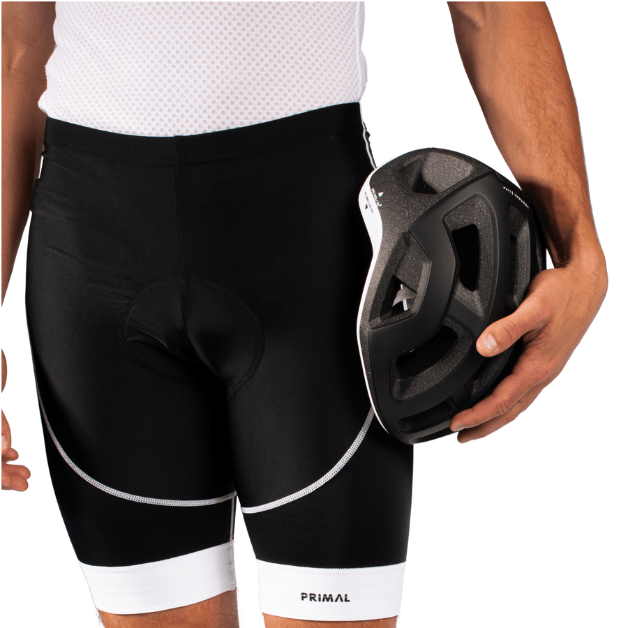 Ebony Men's White Evo Shorts