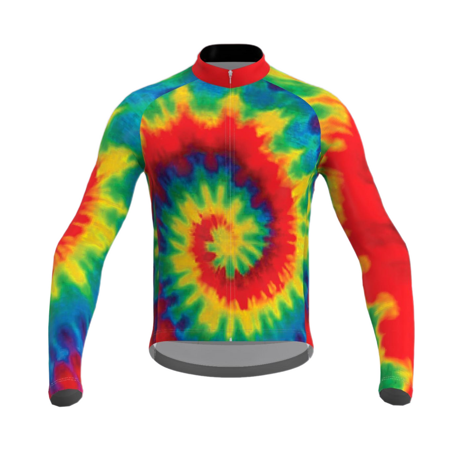 Tie-Dye Men's Long Sleeve Sport Cut Jersey