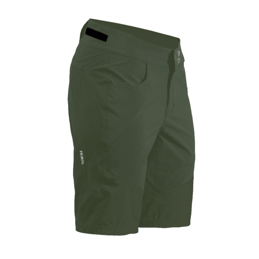 Solid Army Green Men's Ilex Short