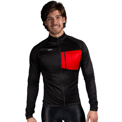 Black/Red Men's Aerion Jacket