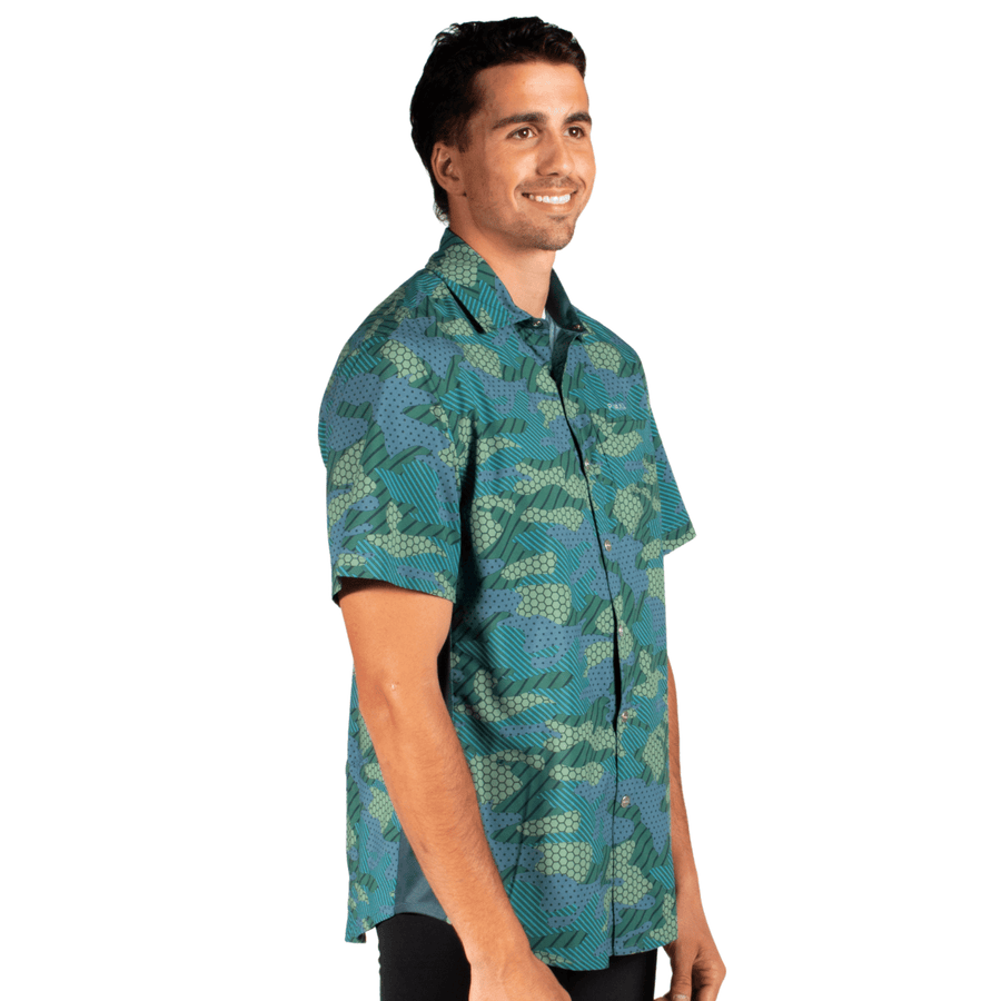 Camo Chameleon Men's Atouran Shirt