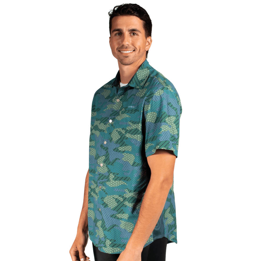 Camo Chameleon Men's Atouran Shirt