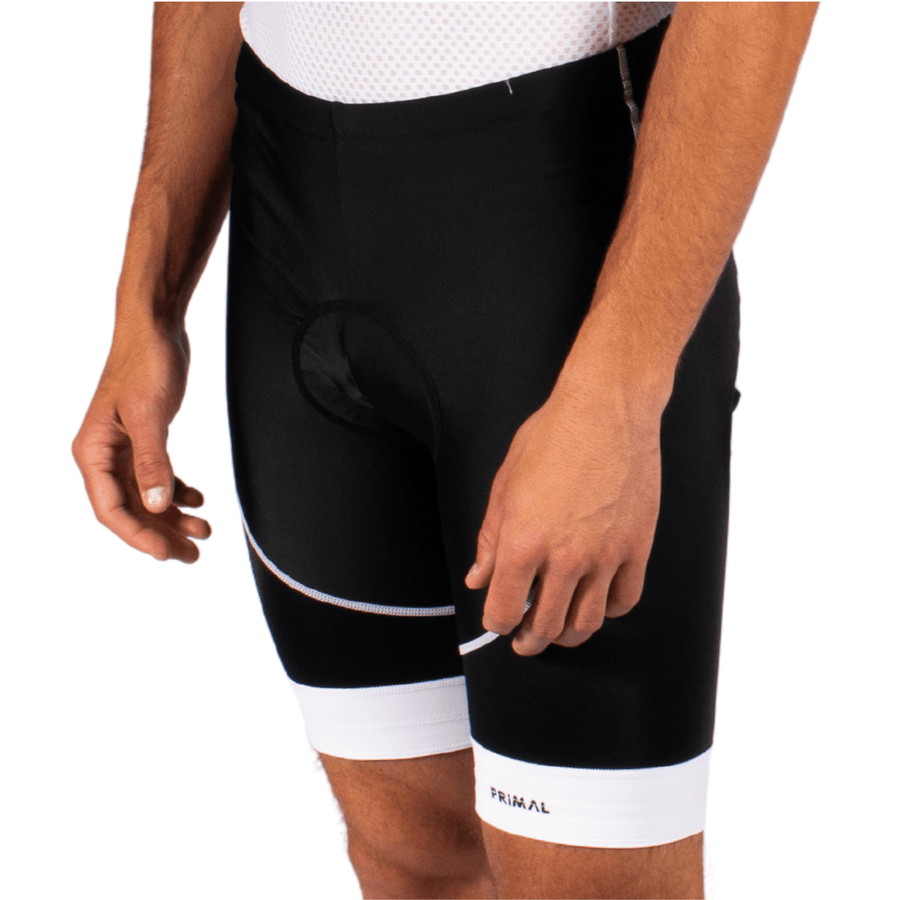 Ebony Men's White Evo Shorts