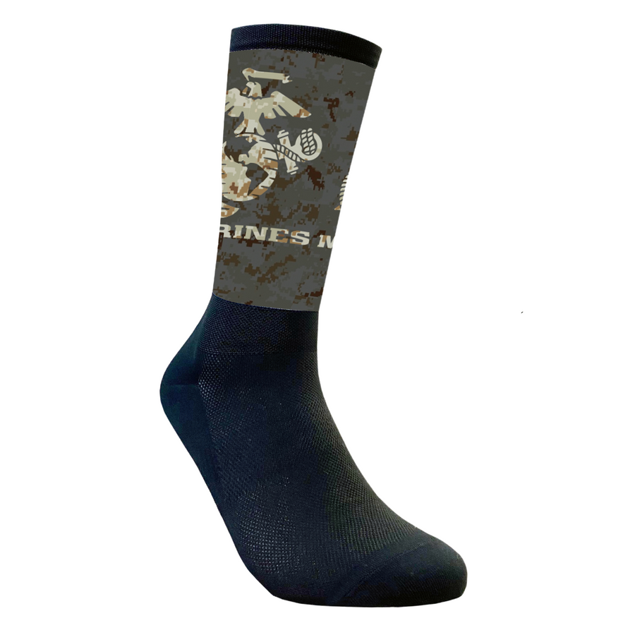 US Marines Camo Tall Cuff Sock