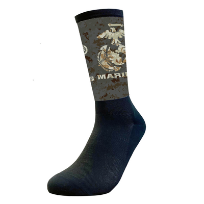 US Marines Camo Tall Cuff Sock