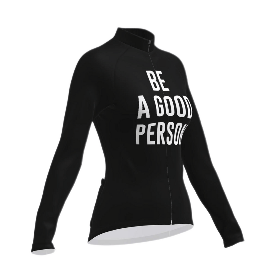 Be A Good Person Women's Long Sleeve Prisma Jersey