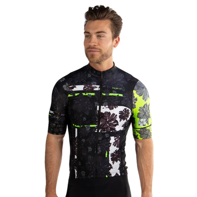 PRIMAL WEAR CYCLING VIBRANT Mens Sz Large BAR HOPPER FROG Zip S/S Cycling  Jersey