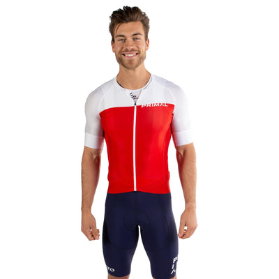  Primal Wear Men's Left Hand Good Juju Cycling Jersey, Red  White, Medium : Clothing, Shoes & Jewelry