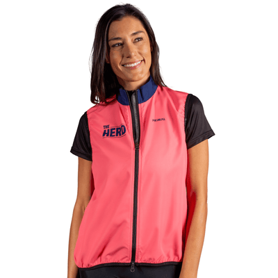 The Herd Women's Navy/Coral Wind Vest