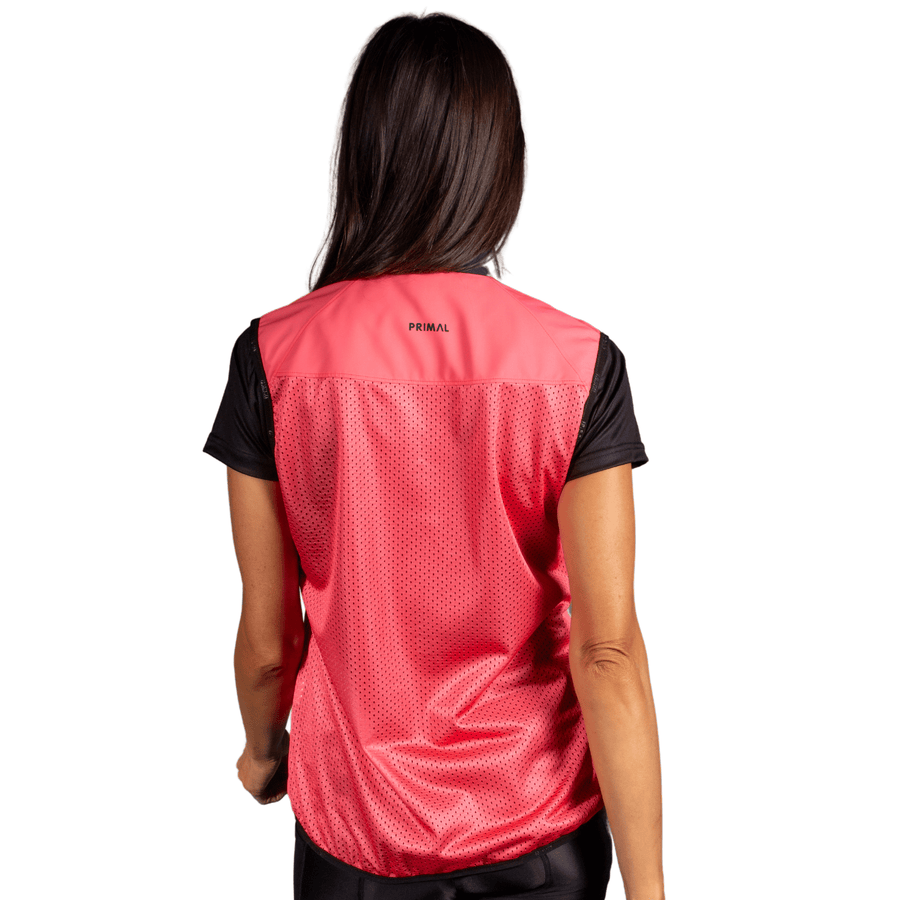 The Herd Women's Navy/Coral Wind Vest