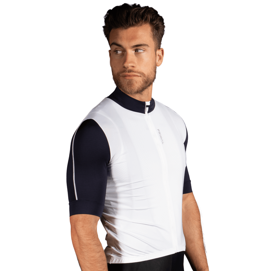 Alitios Men's White/Navy Vertos Jersey