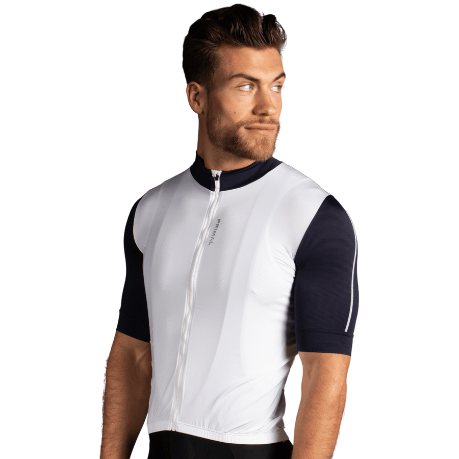 Alitios Men's White/Navy Vertos Jersey