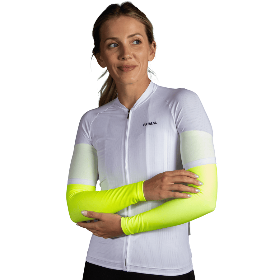 Yellow Highlighter Lightweight Sun Sleeves