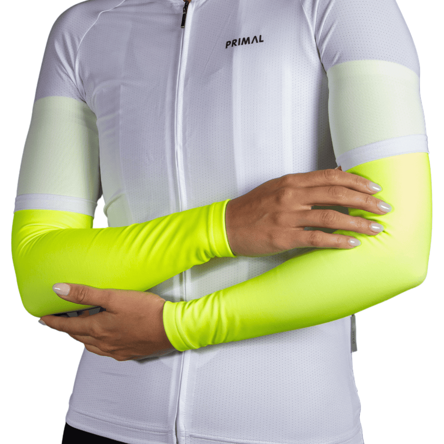 Yellow Highlighter Lightweight Sun Sleeves