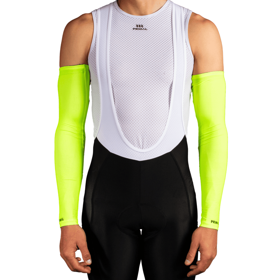 Yellow Highlighter Lightweight Sun Sleeves