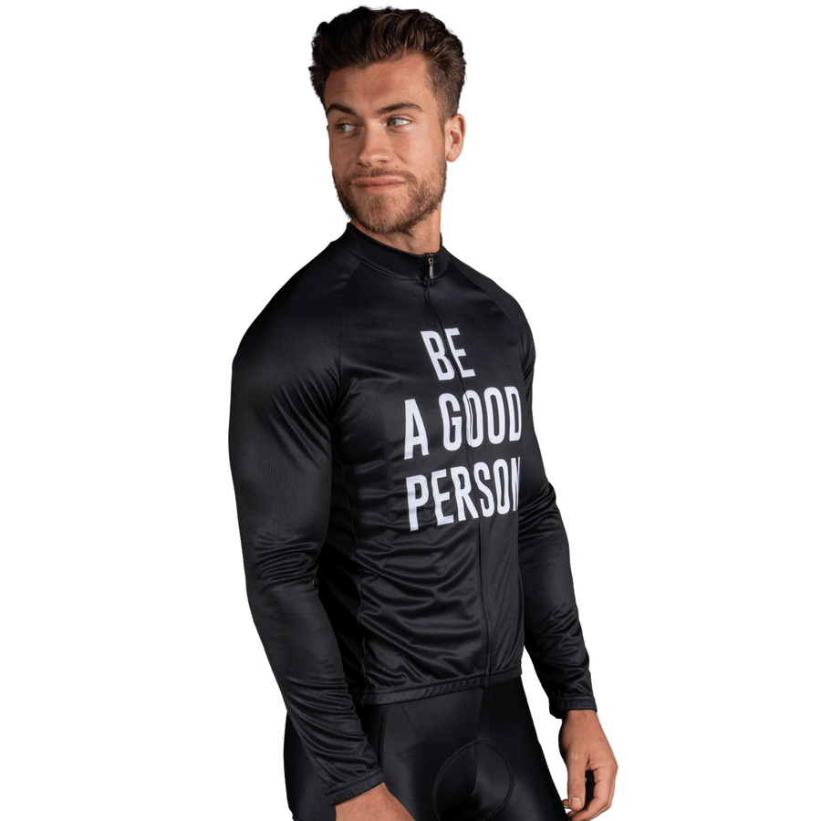 Be A Good Person Men's Long Sleeve Prisma Jersey