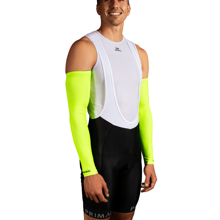 Yellow Highlighter Lightweight Sun Sleeves