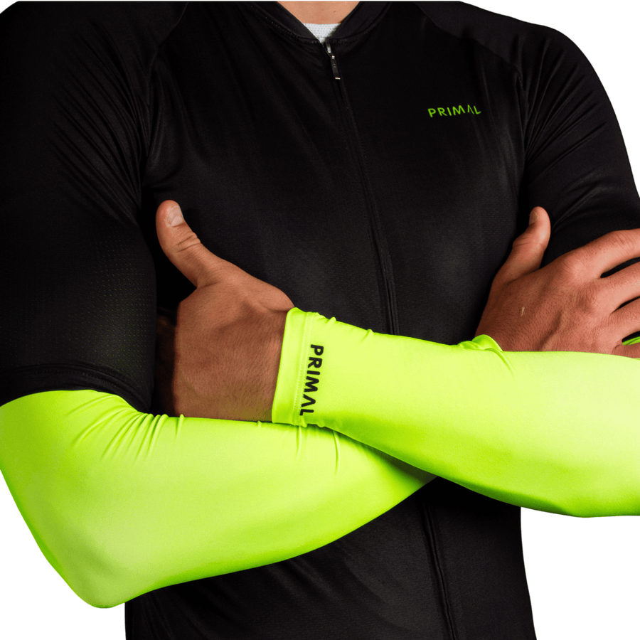 Yellow Highlighter Lightweight Sun Sleeves