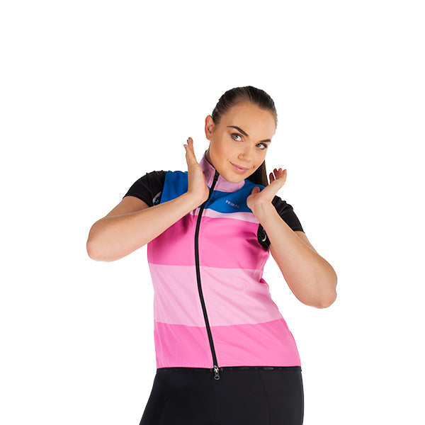 Primal Europe Bandita Pink Women's Cycling Wind Vest / Gilet