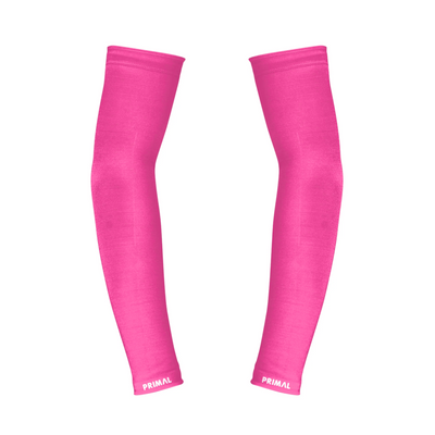 Highlighter Pink Lightweight Sun Sleeves